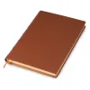 Guest Book with Gilt Edges, 144 pages, leather, A4, brandy - 5