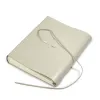 Photo Album, 50 pages, leather cover, 23x30 cm, cream - 2