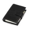 Personal Organiser, python leather, black - 3