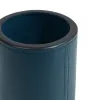 Round pen cup, nappa leather, H 10 cm, D 7.5 cm, petrol - 2