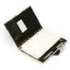 Personal Organiser, python leather, black/white - 3