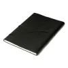 Notebook with Soft Cover, 96 pages, leather, A4, black - 2