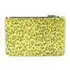 Zip Pouch – Neon Leopard Leather