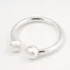 Key ring Balls, 925 sterling silver, diameter 4.0 cm