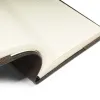 Book cover for DIN A5 books, leather, dark brown - 4