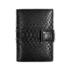 Pocket Organiser, python leather, black