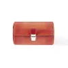 Watch Roll Case for 2 Watches  Porto Cervo, leather, orange - 3