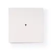 Greeting card condolence cross black helvetica