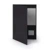 Press folder A4, cardboard, black