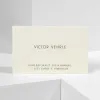 Custom business cards, Victor Vehrle