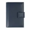 Daily Planner Adri, leather, navy blue