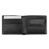 Wallet with Coin Pocket, stingray leather, black - 5