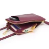 Adri Leather Crossbody Bag – Aubergine - 3