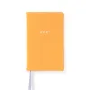 Weekly Planner 8-Days-a-Week 2027 - Week on 2 Pages - Leather - Orange - 8.5 x 14 cm - 3
