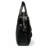 Briefcase, python leather, black - 2