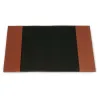 Book cover for DIN A5 books, smooth leather, brandy - 3