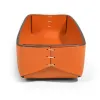 Pen Tray Stitch, leather, narrow, orange - 5