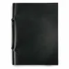Sketchbook Quadernone, leather, large, black