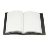 Book cover for DIN A5 books, smooth leather, black - 2