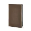 Weekly Planner 8-Days-a-Week 2027 - Week on 2 Pages - Leather - Tabak - 8.5 x 14 cm