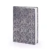 Notebook A5, leather, Blue Bamboo, dotted
