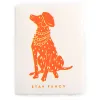 Greeting card stay fancy laid  paper