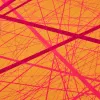 Wrapping paper Network magenta/neon pink/orange 50 x 70 cm, 3 sheets - 2