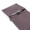 Card Wallet w. Money Clip, 6 cc, Koll. 1977, leather, brown - 3