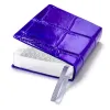 Pocket Daily Planner 2027 - One Day Per Page - Leather - Violet - 9.5 x 13 cm - 3