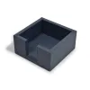 Note Box, leather, square, dark blue - 4