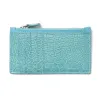 Card Holder with Key Ring, Alligator Leather