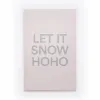 Christmas card LET IT SNOW HO  HO