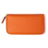 Wallet with Zip Adri, leather, large, orange