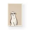 Greeting card Meerkat, portrait format