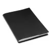 Book cover for DIN A4 books, smooth leather, black - 2