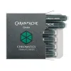 Caran d'Ache Chrom. Ink Cartridges, 6x, vibrant green