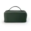 Leather cosmetic bag Adri, loden - 2