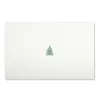 Christmas card fir tree relief stamping